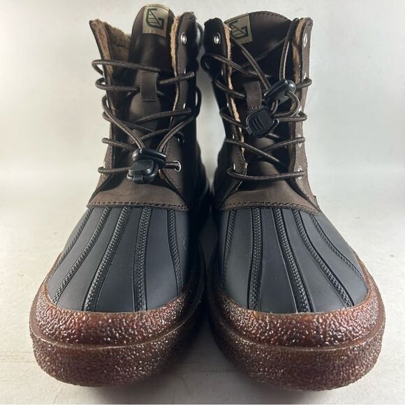 Hybrid Green Label Rayne Men’s Leather Boots Brown Size 11 - Picture 2 of 8